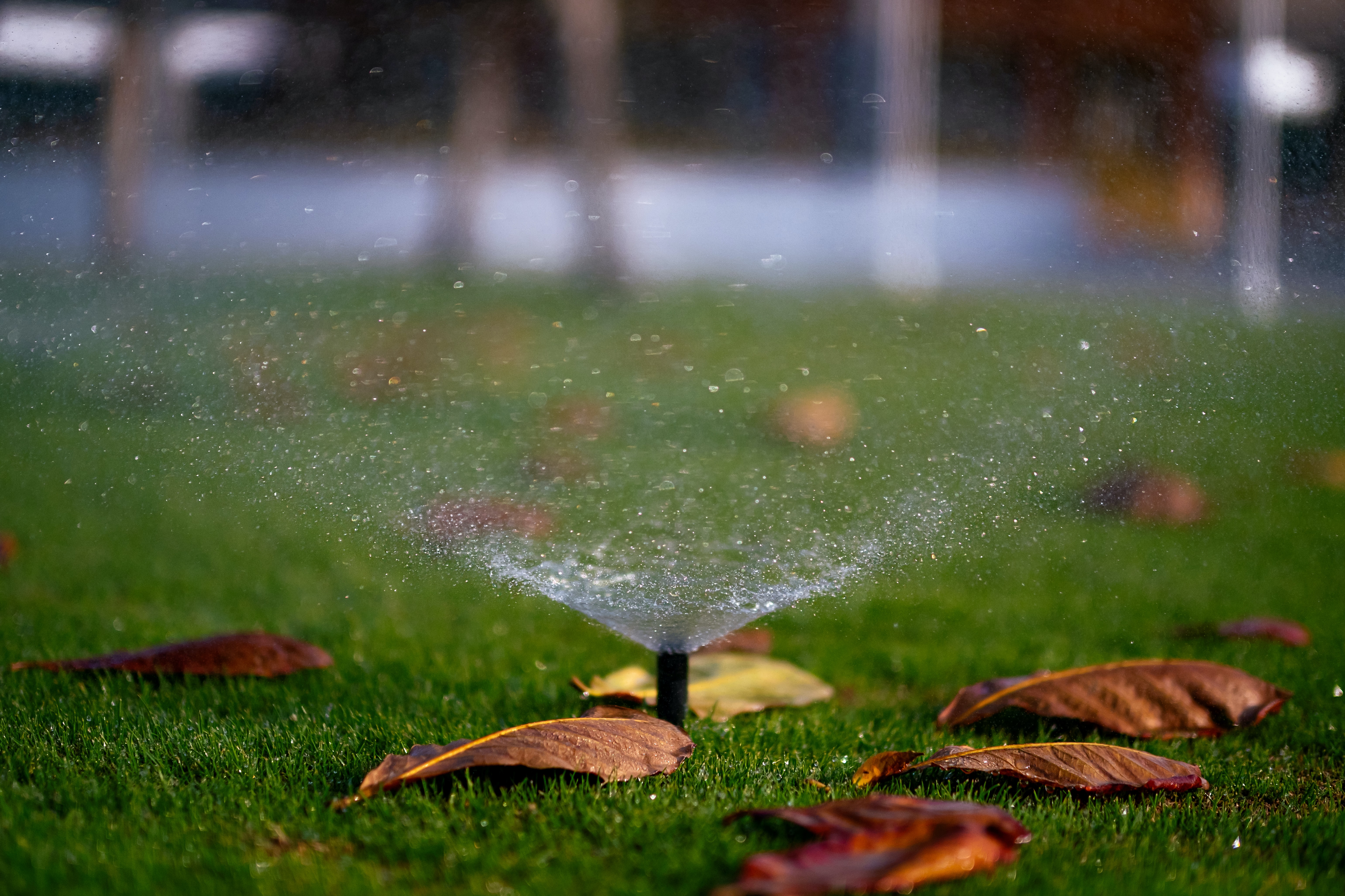 Fall Sprinklers.  Photo by <a href="https://unsplash.com/@vicfurtuna?utm_source=unsplash&utm_medium=referral&utm_content=creditCopyText">Victor Furtuna</a> on <a href="https://unsplash.com/s/photos/sprinkler?utm_source=unsplash&utm_medium=referral&utm_content=creditCopyText">Unsplash</a>